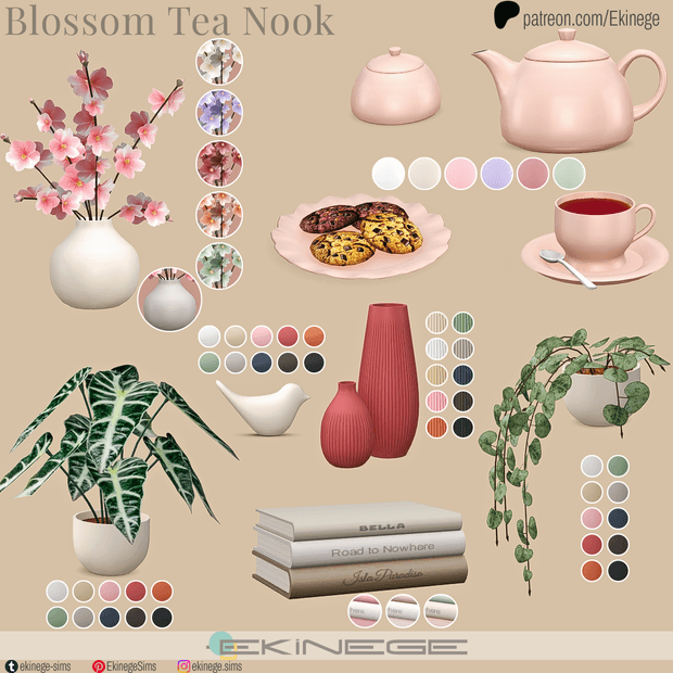 Галерея мода Набор для столовой Blossom Tea Nook+ #2